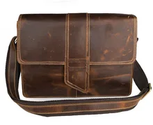Free Shipping High Quality Genuine Vintage Leather Messenger Bag Women Shoulder Bag # 7263B-1 Free Shipping High Quality Genuine Vintage Leather Messenger Bag Women Shoulder Bag # 7263B-1