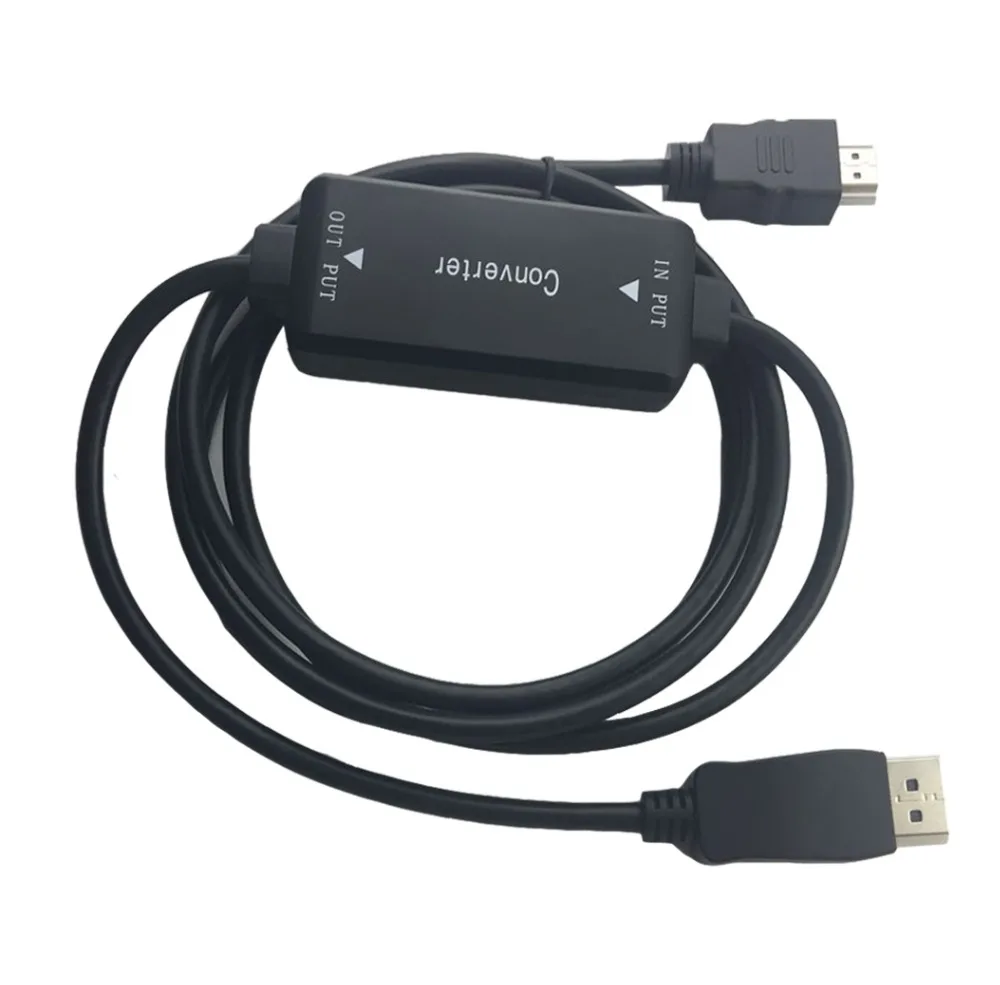 Активный Displayport dp female to HDMI конвертер адаптер кабель in out