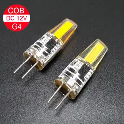 LINYEE G4 мини светодиодный кукурузный светильник 3 Вт DC12V светодиодный свет COB 360 Угол луча люстра свет супер яркий лампада светодиодный