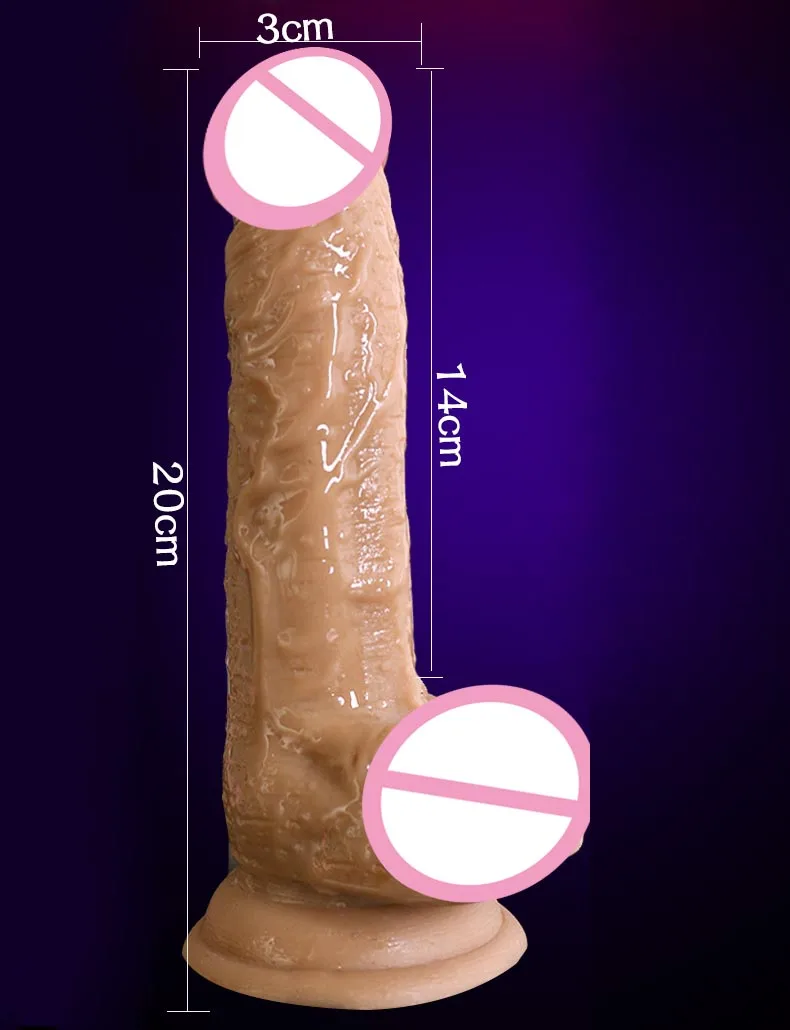 soft dildo realistic penis suction cup dildo vibrator Intelligent heating Telescopic wand massager sex toys dildos for women