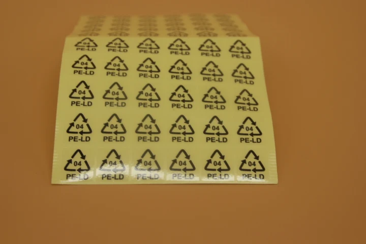 

500Environmentally Recyclable Sticker Logo Customized pe04 Label Sticker Transparent Seal Advertising Print 16X18 Direct