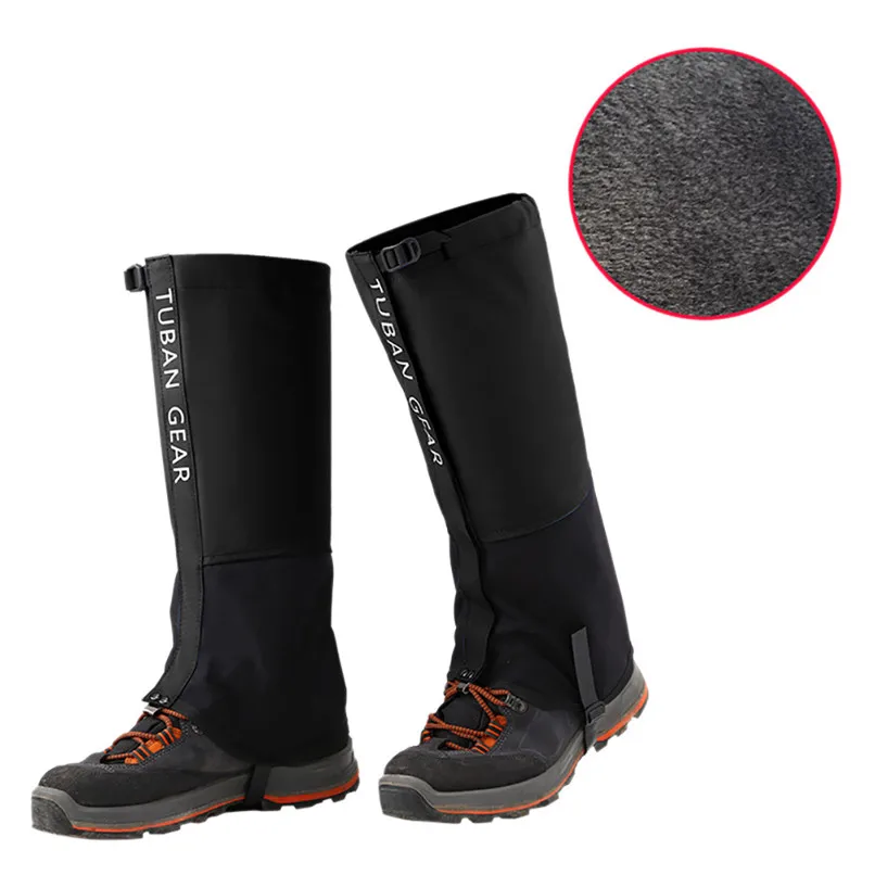 New Outdoor Snow Kneepad Skiing Gaiters Hiking Climbing Cycling Shoe Cover Guard Sport Safety Waterproof Leg Warmers #2O23 (6)