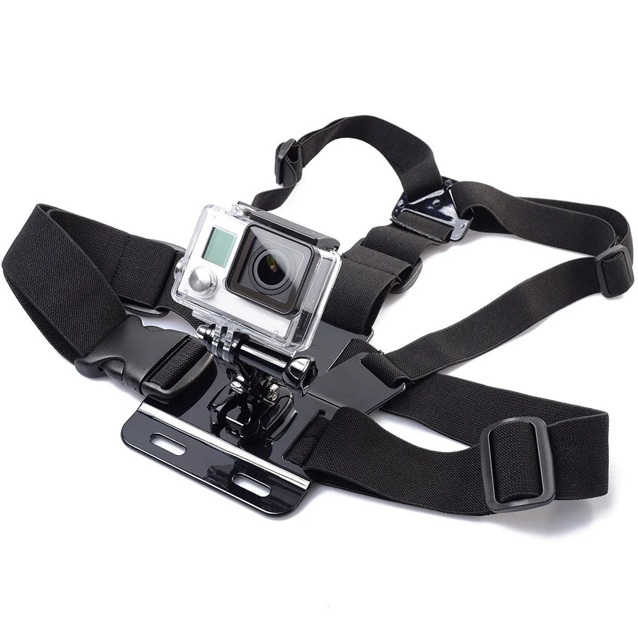 الرياضة عمل الكاميرا حامل حزام الصدر حزام حزام لل gopro الذهاب الموالية hd هيرو 1 2 3 3 + 4 sj4000 xiaomi يي 4 كيلو h9 dv كاميرا التزلج حزام