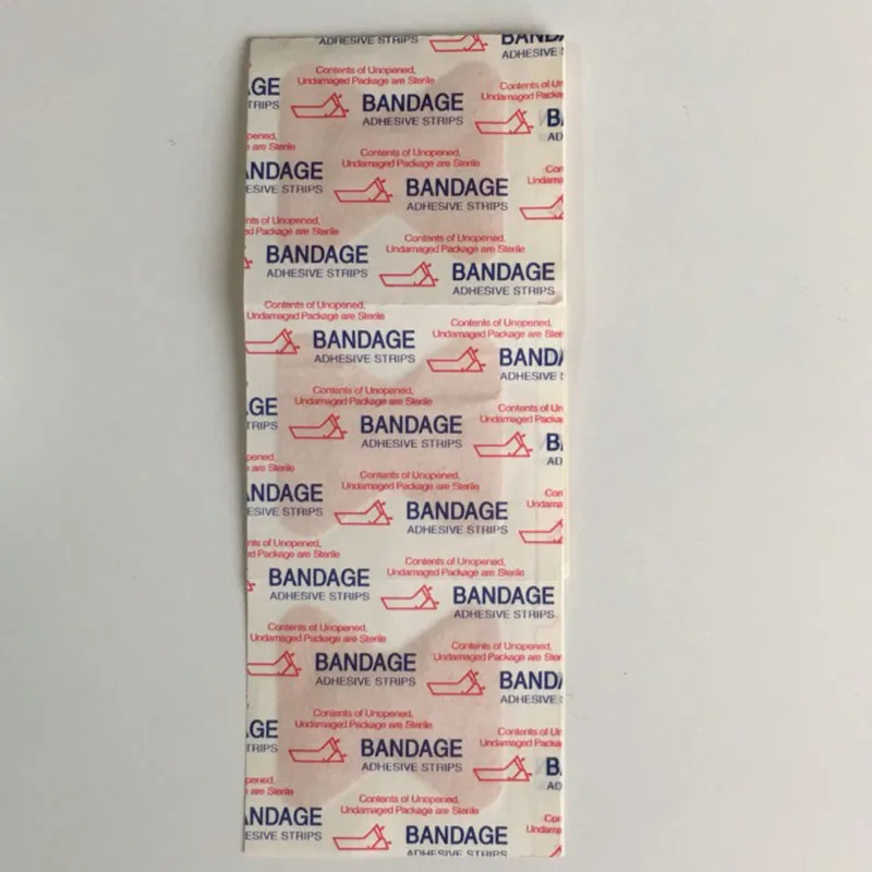 100PCS Butterfly type fingertip stickers band-aid wound dressing stickers Outdoor first-aid supplies Joint stickers PE material  (4)