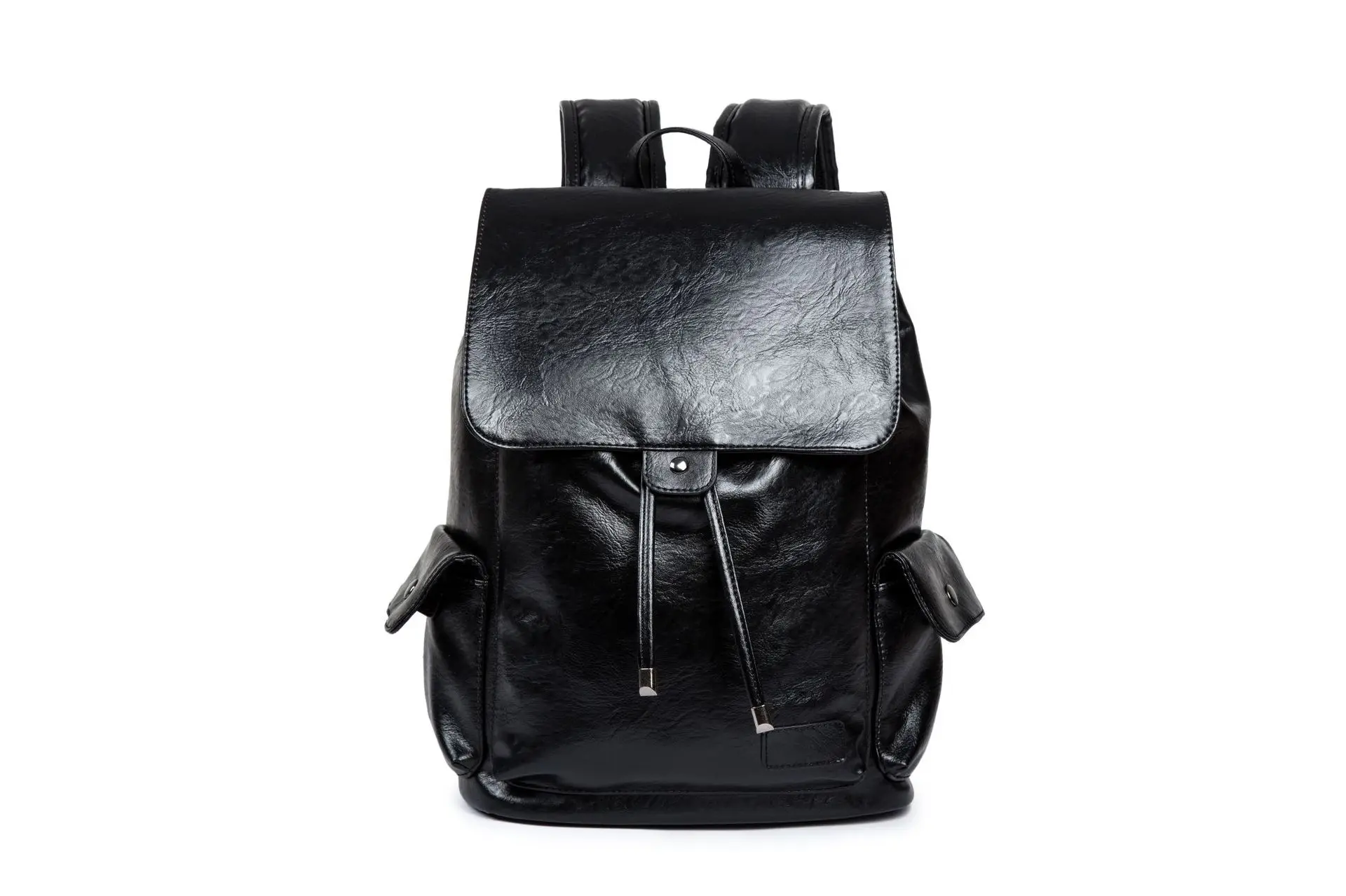 

Double Shoulder Bag Male Korean Cortex Business Trend Flip Tape Fashion Backpack Student Bag Male Travel Bag