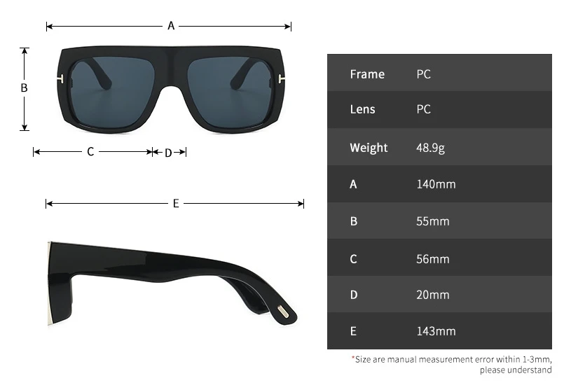 46157 очки с большой оправой, солнцезащитные очки для мужчин и женщин, модные очки UV400, винтажные очки