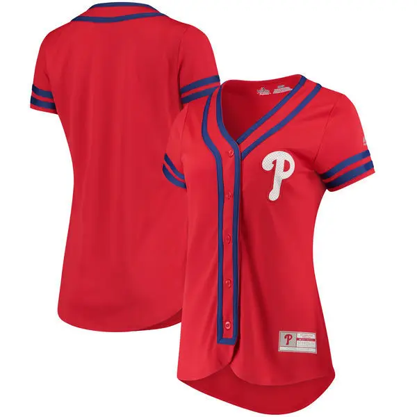 MLB Women's Philadelphia Phillies Red/Royal Absolute Victory Fash Team