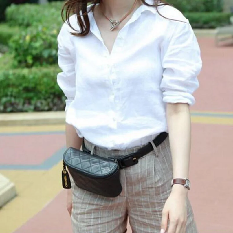 Simple Fashion Waist Bags For Women Black Plaid Fanny Pack Female Belt Bags High Quality Women Phone Pouch Wallet 2