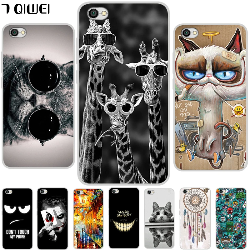 For Xiaomi Redmi Note 5A Case No Fingerprinting Cartoon TPU Soft Silicone Back Cover Redmi Note 5A 16G Phone Cases Girls Animal