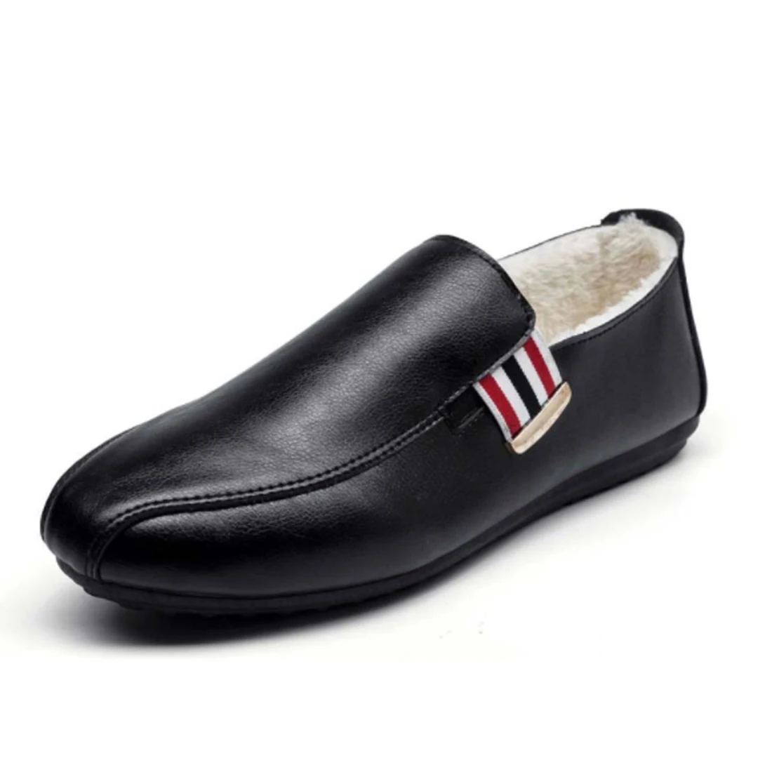fur lined driving moccasins