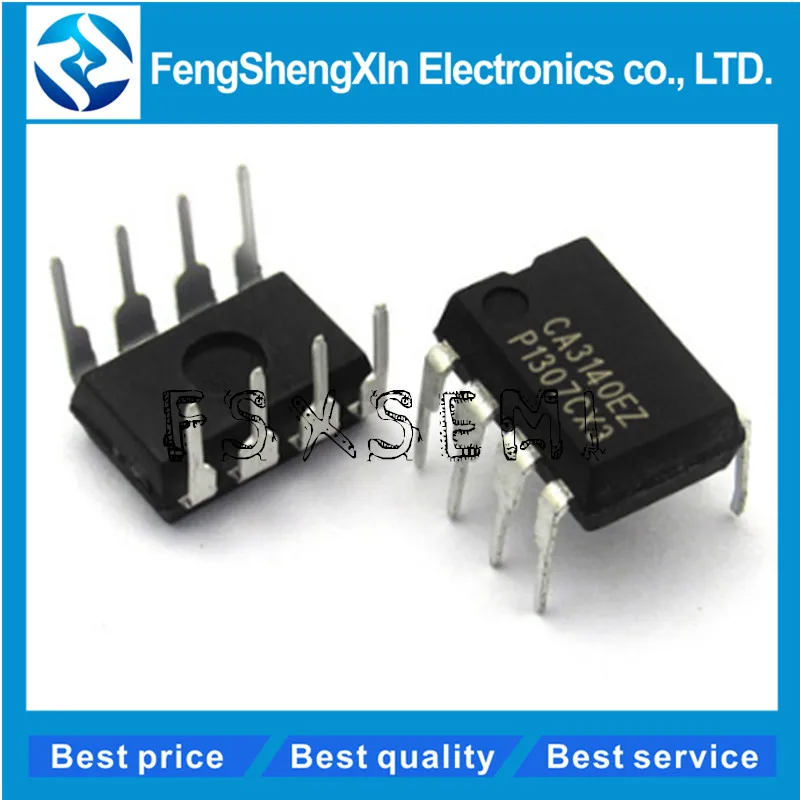 50pcs/lot CA3140EZ CA3140 CA3140E Amplifier IC DIP 8-in Integrated ...