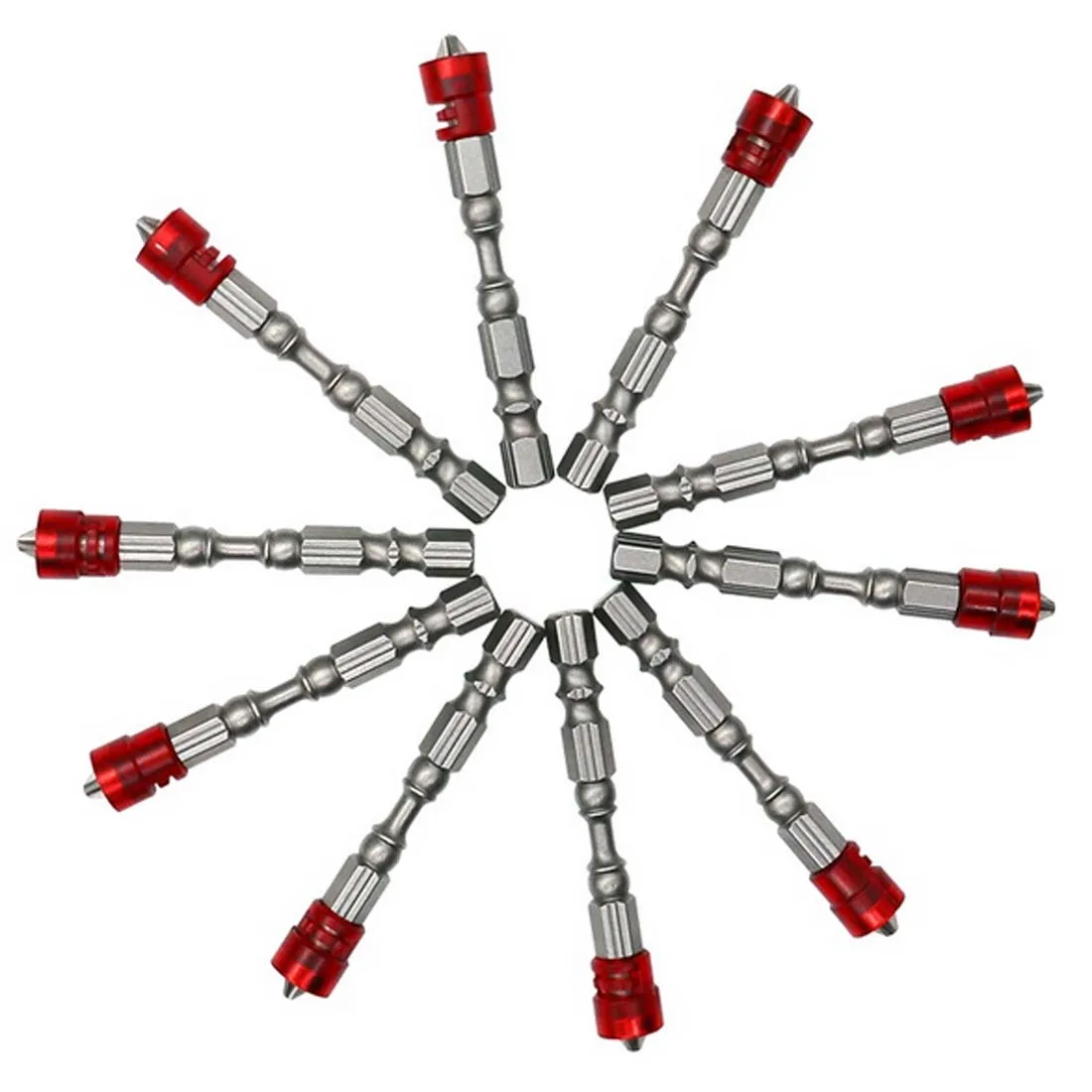 

65mm 10pc Magnetic Screwdriver Bit Plasterboard Drywall Screwdriver Bits Screw Driver Bit 1/4" Hex Shank Depth Stop