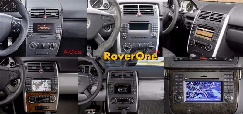 Excellent RoverOne Android 8.0 Octa Core Car Radio DVD GPS For Mercedes A150 A155 A160 A170 A180 A190 A200 Multimedia Player Bluetooth 5