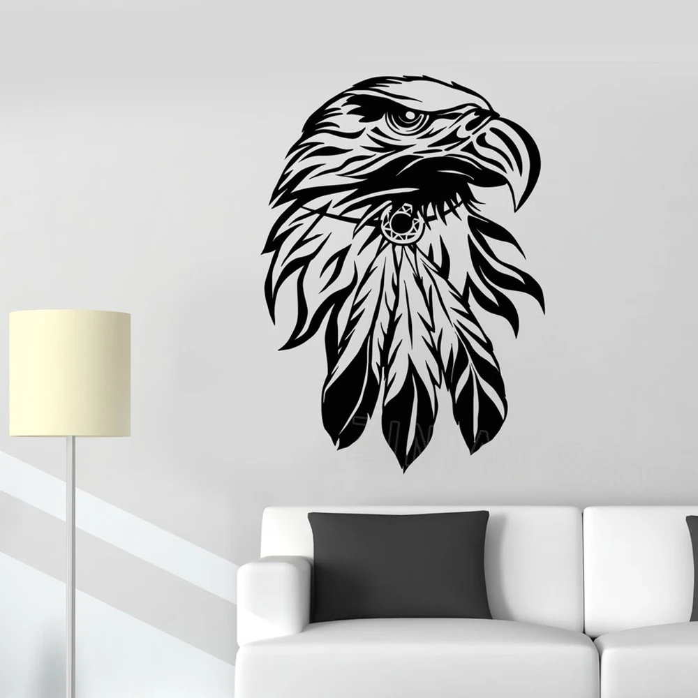 Buy Bald Eagle Bird Head Wall Decal America Symbol Stickers Home Decor Living