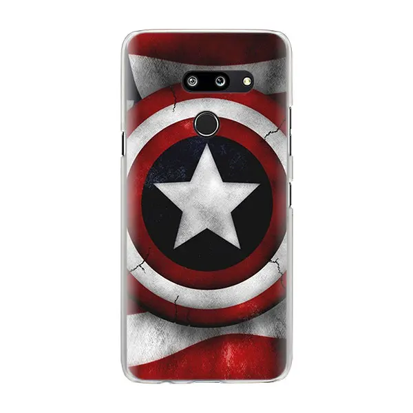 Чехол для телефона с изображением Мстителей Железного человека Капитана Америки s для LG G7 G8 ThinQ G5 G6 V30 V40 V50 ThinQ Q6 Q7 жесткий чехол-накладка из поликарбоната - Цвет: 09