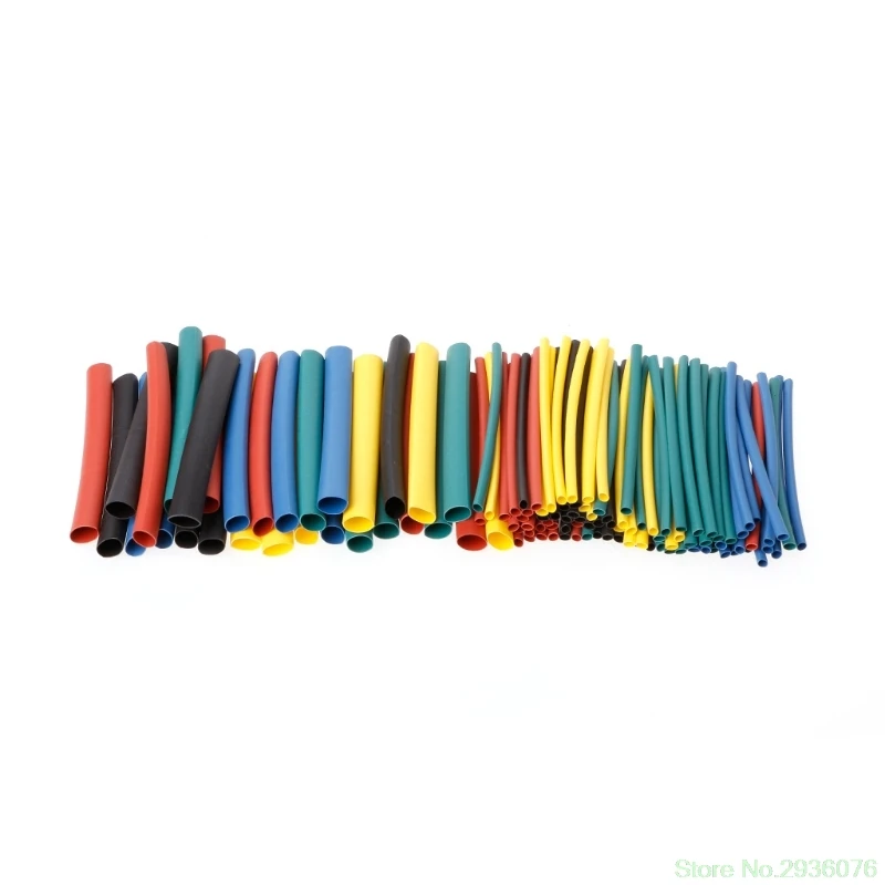 

New 520Pcs Electrical Insulation Heat Shrink Tube Tubing Wrap Wire Assorted Kit 60mm Drop Ship 11