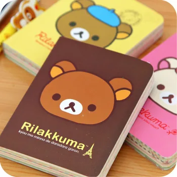 

Cute stationery easily bear cartoon book 106 page diary notebook Notepad