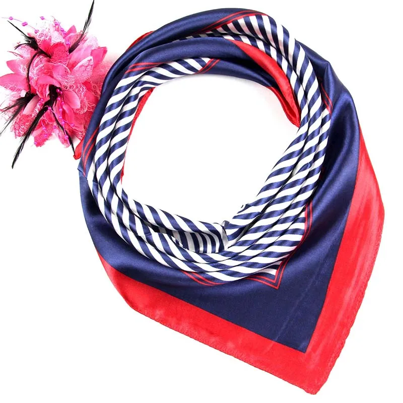 Модный прямоугольный шарф Мягкая повязка для волос шарф для волос лента шейный платок декоративный многофункциональный для женщин девочек - Цвет: 29 head scarf