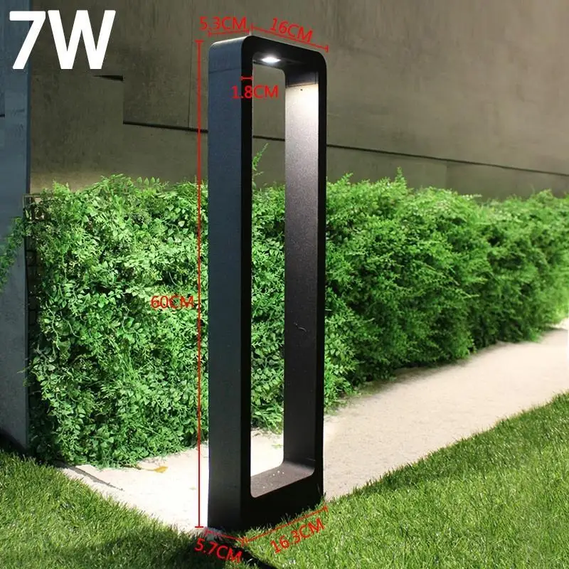 Para Tuinlamp Lampara Tuinverlichting Luz Meteor Terraza Y наружный светодиодный декоративный светильник для сада - Испускаемый цвет: MODEL D