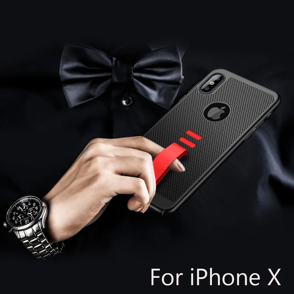 JONSNOW теплоотвод полый чехол для iPhone XS MAX XR с жесткой задней панелью телефона