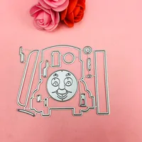 Прекрасный поезд мальчик трафареты для пресс-формы для DIY Скрапбукинг/фотоальбом Декоративные тиснение DIY бумажные карты