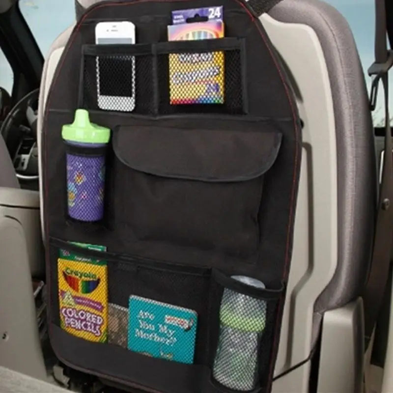 

Hoomall Car Seat Storage Bag Back Seat Organizer Car Cover Auto Multi-Pocket Net Bag Drop Shipping Assorted Pocket Container
