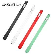 1 Силиконовая крышка для PC чехол для Apple Pencil с длинным рукавом мягкий 360 градусов защитная оболочка карандаш Кепки держатель для iPhone iPad Карандаш Чехол