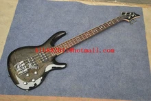 free shipping new Big John 4 strings electric bass guitar with sticking tiger stripes body in gray F-2036