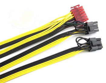 

60cm flat cable 12Pin to Dual 6+2Pin Power Cable for Enermax Modular PSU 18AWG