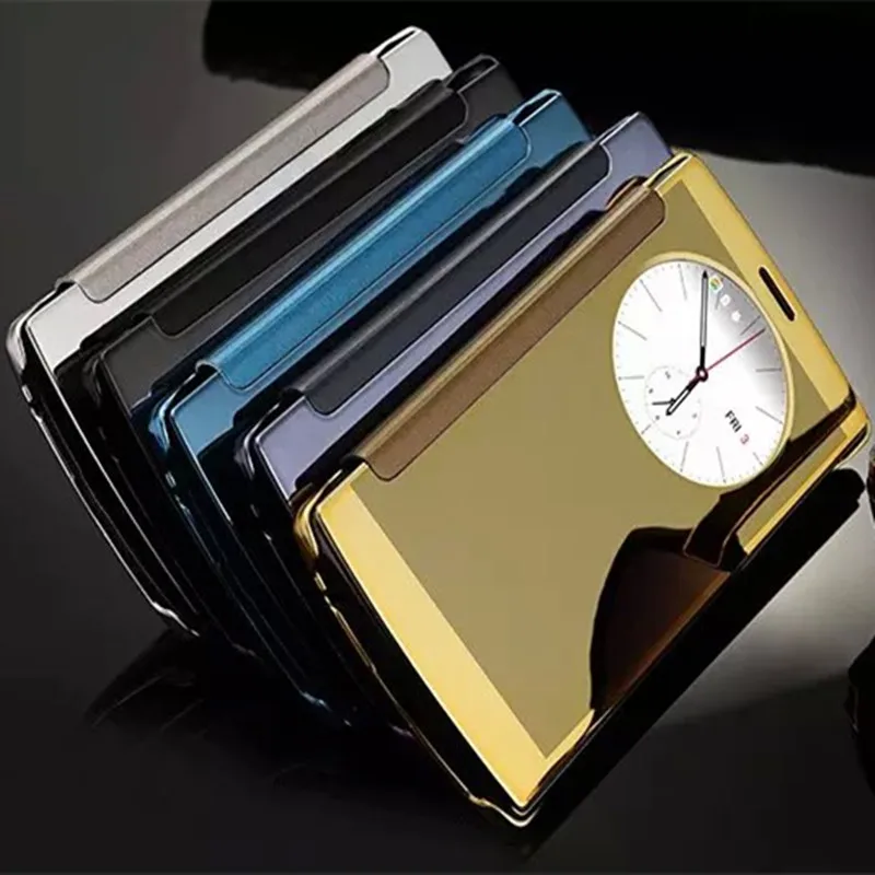 

Luxury G4 Clear View Mirror Flip Case For LG G4 H810 H811 H812 H818 With Auto Sleep Function Back Housing Cover