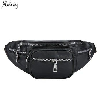 

Aelicy Ladies Fashion Chest Bag Waist Bag Women Solid Street Style Messenger Bag Oval Leisure Belt Hobos Bag Bolsos De Cintura