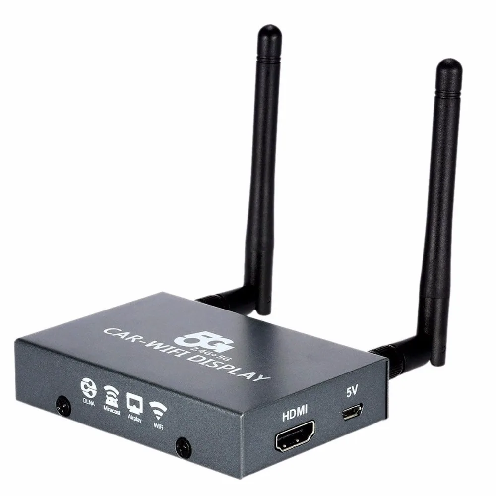 Автомобильный Wi Fi дисплей Mirabox 2 4G беспроводной Airplay Miracast DLNA зеркалирование экрана