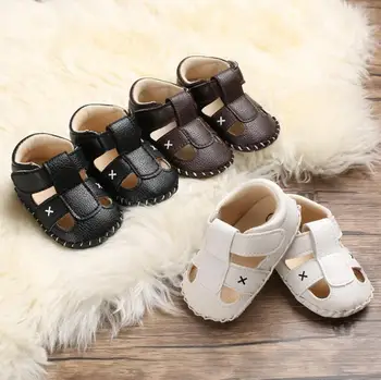 

Newborn Summer Baby Crib Shoes Soft Bottom Anti-slip Shoes Footwear Baby Boy Shoes Infant Girl Shoes