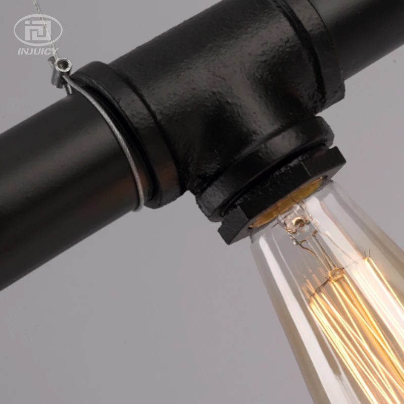 Винтажный металлический подвесной светильник в стиле лофт с 5 лампочками|water pipe