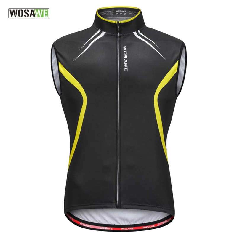 reflectante WOSAWE Chaleco de ciclismo para hombre y mujer sin mangas transpirable