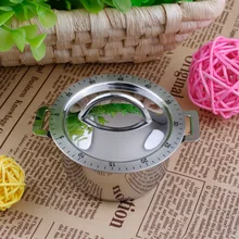 2016 neue Edelstahl Küche Timer High-end-mechanische Alarm Kochen Countdown Uhr 60 Minuten Kitchen Helper Easy Verwenden