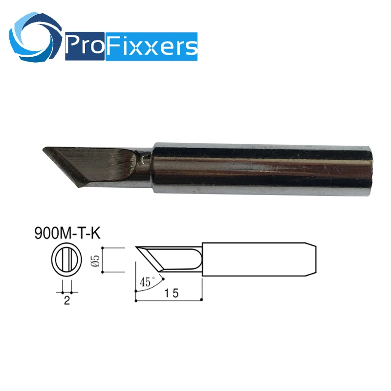 2 шт Высокое качество 900M-T паяльник наконечник 900M-T-I B K 1C 2C для Hakko Saike AOYUE lucky припой советы 936 852d + 909D