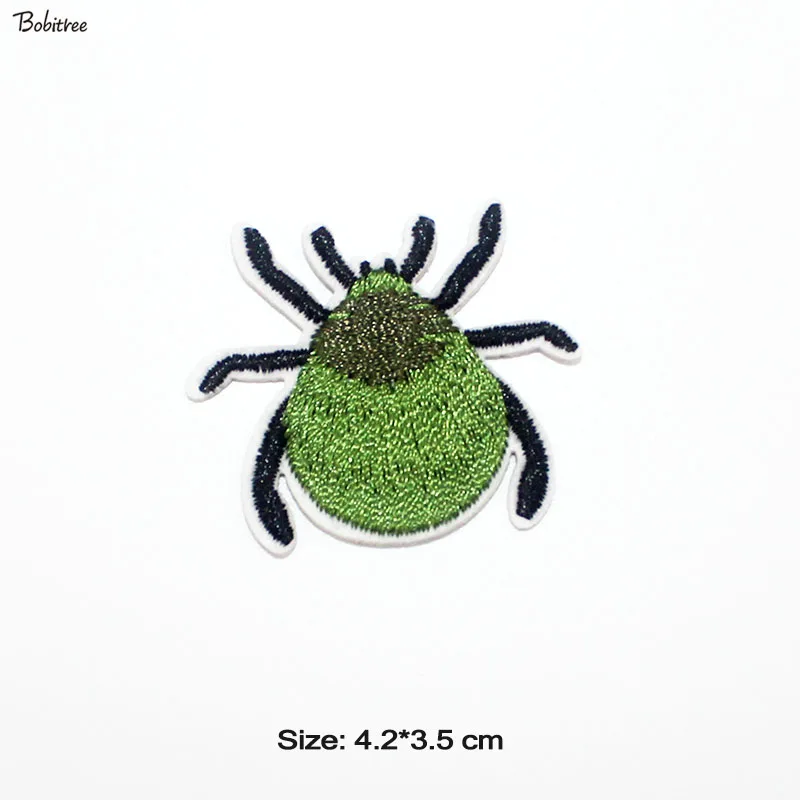 Insect Embroidery Bee Beetle Iron on Patches For Clothing Sewing Badges Appliques Stickers for Jacket Bags Accessories