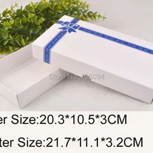 30 шт./лот 20,3*10,5*3 см, бумажная коробка с печатью косметический раствор бутылки коробка подарка Серьги Кольца бумажник упаковочная коробка бумажная коробка на заказ