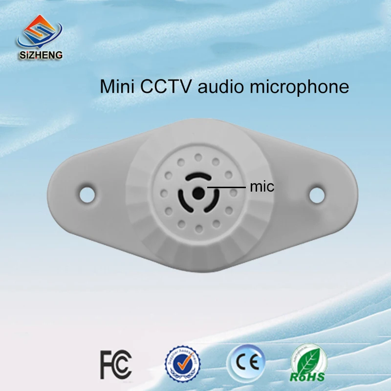 SIZHENG COTT-C5 мини чувствительный CCTV; Аудио Микрофон безопасности микрофон наблюдения для внутреннего офиса