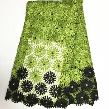 

2017 cord laces Multicolor nigeria cord Water soluble lace high quality african guipure fabric for wedding dress