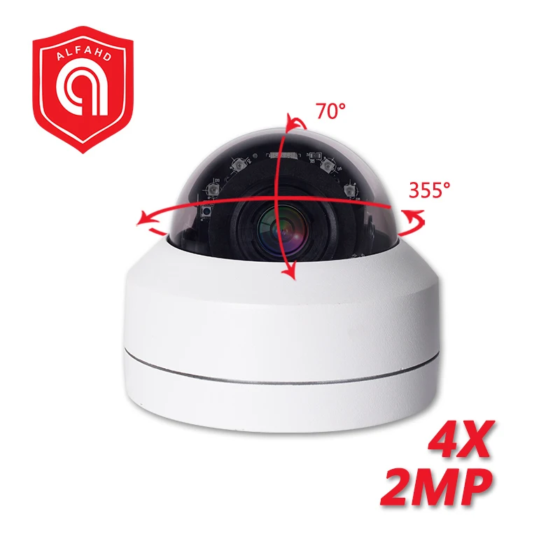 

1080P PTZ Speed Dome IP Camera 2MP Full HD Onvif 4X Zoom P2P 45M IR Night Vision Waterproof P2P 2MP Outdoor Dome POE PTZ IP Cam