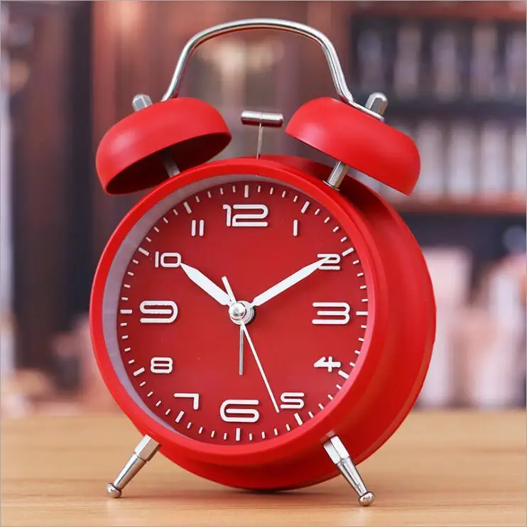 

Europe Motorcycle Alarm Clock Decorative Home Accessories Ornaments Crafts Pedal Car Desktop Clock