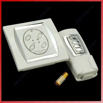 

4-Channel ON/OFF Control Switch Power Digital Wireless Remote Control Light Lamp