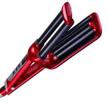 Выпрямитель для волос и бигуди керамический, титановый щипцы для завивки 3D керамический утюжок Регулируемая температура 100-240цельсия