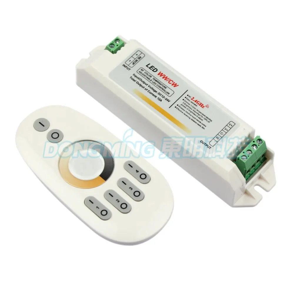 12v 24v 2.4g mini led controller Group Division wireless led controller with Bright led Color