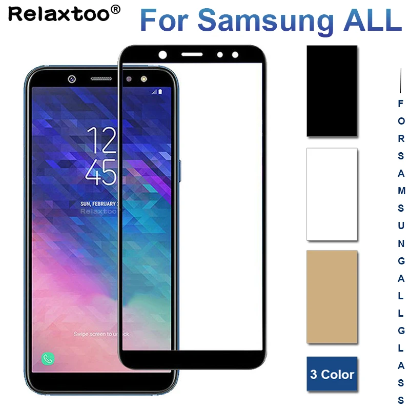 

Protective Glass On For Samsung Galaxy a6 plus 2018 a3 a5 a7 a8 j2 j3 j4 j5 j6 j7 pro 2017 2016 s7 s6 Case Screen Tempered Film