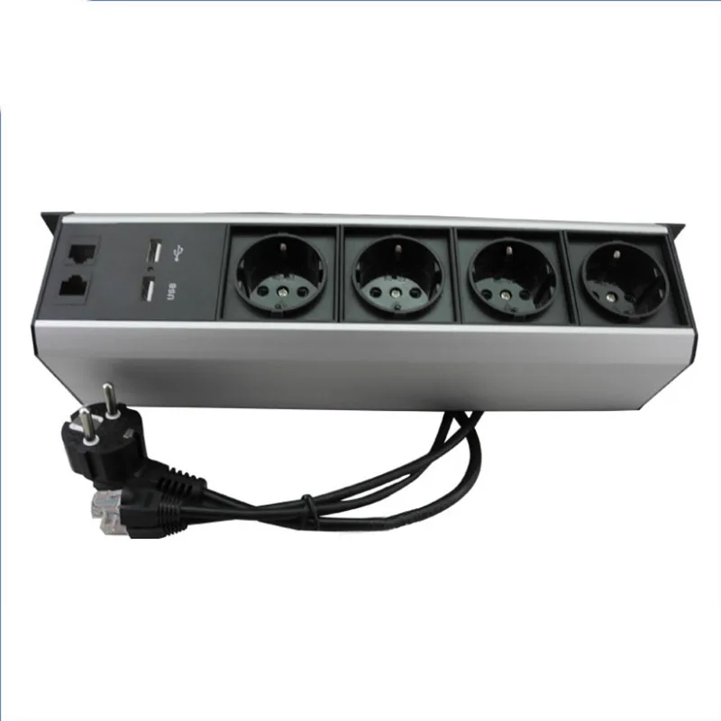 

Factory direct supply, high-end conference table, office table side installation or installation under the table socket PD-02