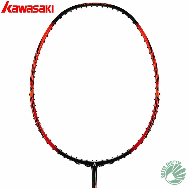 

2019 Genuine Kawasaki 30T High Rigidity Carbon Fiberr Tension 666 Ad Badminton Racket High Tension G5 Racquets With Gift