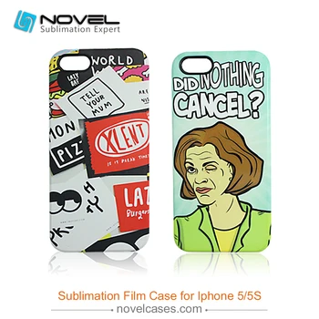 

Fashion Sublimation 3D Phone Film Case For iPhone5/5S